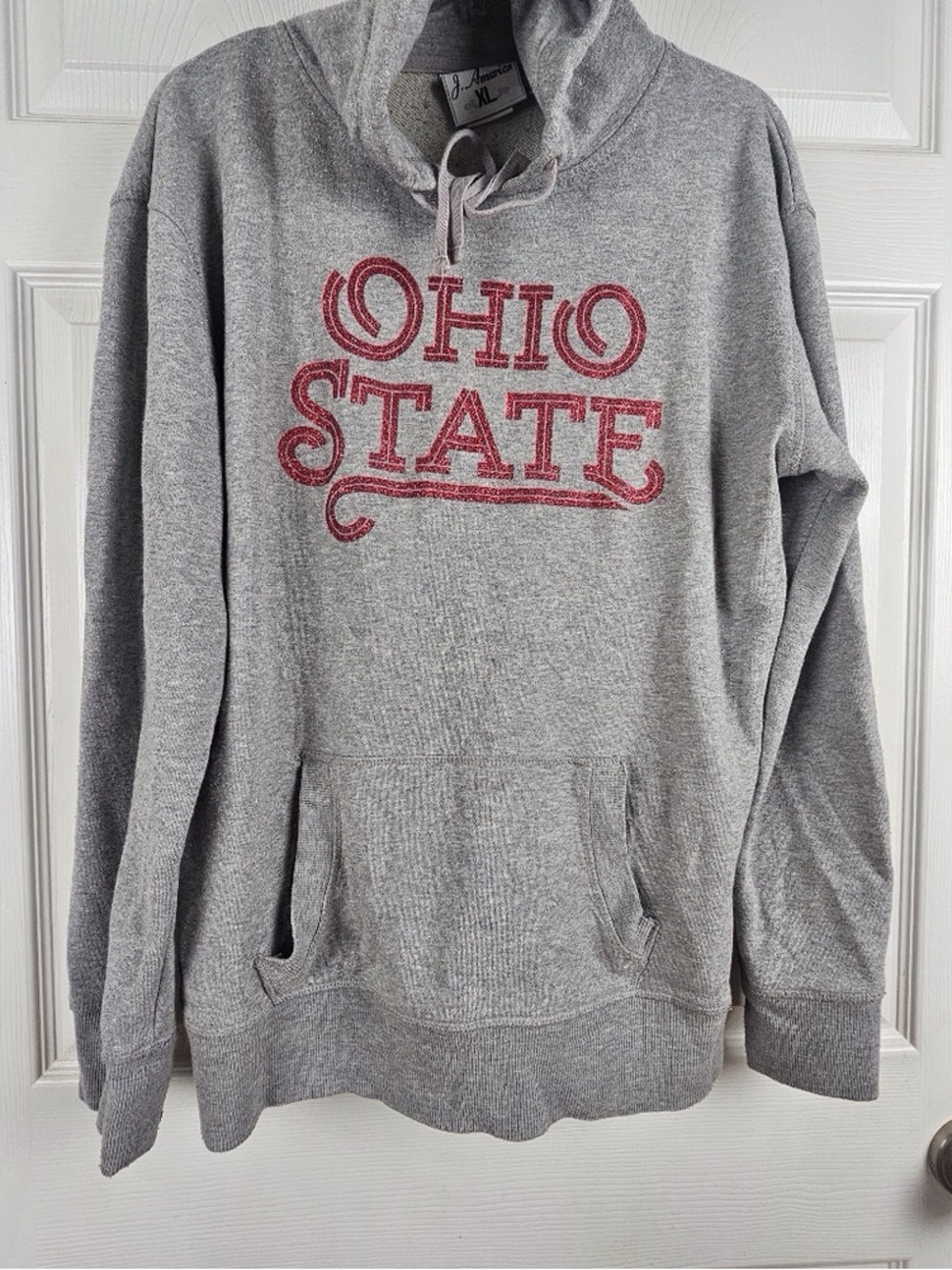 Ohio State Gray Pullover Hoodie Sweatshirt - Picture 4 of 5